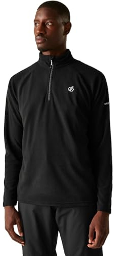 Dare 2b Freethink II Half Length Inner Zip Chin Guard Fleece, Pile Uomo, Nero, S