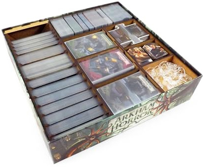 Brettspiel Organizer kompatibel mit Arkham Horror 3. Edition und Erweiterung Mitternacht