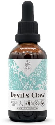 Devil's Claw Alcohol-Free Natural Tincture Extract, Immune System Booster, Liquid Drops Made from 100% Devil's Claw (Harpagophytum procumbens) Dried Root (2 fl oz)