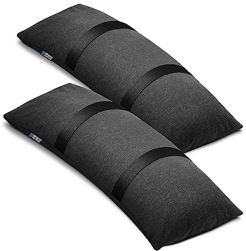 BaseMate Sacos de Pesas para Base de Sombrilla, Sacos de Arena Rellenables e Impermeables para Soporte de Sombrilla en Terraza Exterior, 2 Sacos x22kg