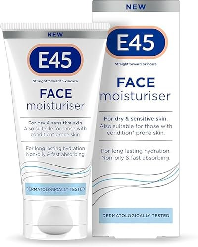 E45 Daily Face Moisturizing Cream - Hydrating Formula, 50ml