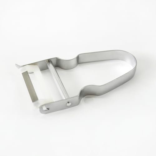 Rigamonti Pelapomodoro Inox per pomodori, kiwi, peperoni e melanzane. Sbucciatore manuale per uso casalingo e professionale. Lavabile in lavastoviglie. Pelaverdure facile da utilizzare.