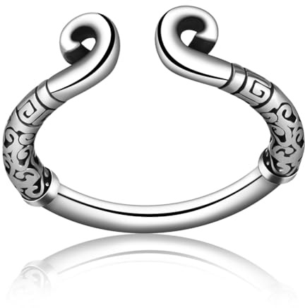 SXOVO Anello Pene Acciaio Inox Cock Ring 5 Taglie Anello Glande per una Stimolazione Sessuale Migliorata Anello di Ritardo Sessuale Sex Toys per Uomo Pene (2,4 cm)