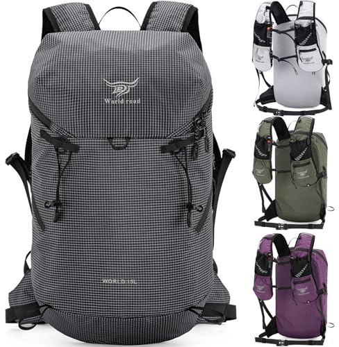 Kimwadalh Sacs à Dos Vélo Homme Femme 15L Petit Sac à Dos de Randonnée Trekking Sport Backpack pour l'extérieur,l'école,le voyage,la marche,le vélo