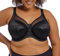 Goddess Women's Keira Banded Underwire Bra Full Coverage, Black, 38K