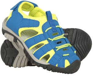 Mountain Warehouse Bay Junior Shandals - Neoprene Sandals, Kids Beach Footwear, Cushioned Midsole Childrens Shoes - Spring Summer, Poolside, Beach, Travelling Lime (01 11
