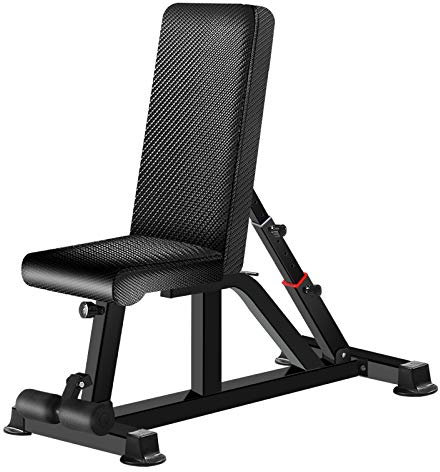 Boudech THOR 250 - Banco de fitness para entrenamiento con pesas y mancuernas de inclinación ajustable, diseño ultra ergonómico y sólido marco antideslizante,capacidad de carga de hasta 250 kg