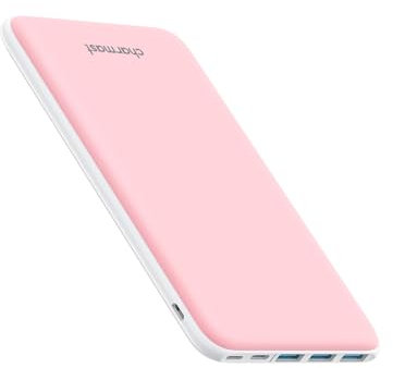 Charmast Bateria Externa 26800mAh Power Bank Carga Rapida Ultra Compacto Bateria Cargador Portatil USB C con 3 Entradas y 4 Salidas Compatible con iPhone Samsung iPad