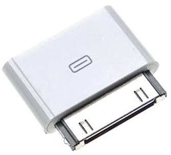 vhbw Adaptateur Compatible avec Apple iPod Touch, Photo, Video baladeur numérique Smartphone - Câble Micro-USB vers connecteur 30 Broches, Blanc