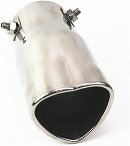 GwwEi6 Terminale Scarico Auto per Audi A1 A3 A4 B8 R8 Q5 V10 TT RS3 RS4,Tubo Terminale Scarico Posteriore in Acciaio Inossidabile Marmitta Tubi finali Auto,C.
