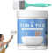 BnyHjir Bathroom Tile Paint Kit, 500g Bath Repair Kit White, Tub And Tile Refinishing, Tub Paint With Brush, Quick-Dry Bath Refinishing,Bathtub Water Based For Bathtubs, Sinks, Countertops