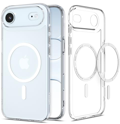 Spigen Coque pour iPhone Air, Air Skin Hybrid MagFit, [Nouvelle Génération, Ultra Slim] - Blanc