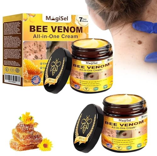 Paquete de 2 Eliminador De La Piel Verrugas Crema 20g, Eliminación las Verrugas en los pies, Manos y Cuerpo, Atención Diaria, Adecuado para Partes del cuerpo