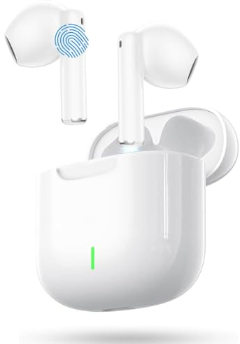 Wireless Earbuds, Bluetooth 5.4 in Ear Headphones with Noise Cancelling Mic, IPX8 Waterproof HiFi Stereo Wireless Earphones, 48H Playtime, Touch Control True Wireless Headphones for iPhone/Android/iOS