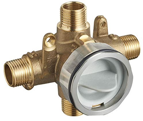 American Standard RU101SS Flash Shower Rough-in Valve with Universal Inlets and Outlets with Screwdriver Stops, Unfinished