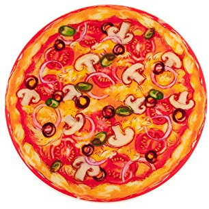 Oedim BajoPlato Pizza | Fabricado en Metacrilato 4mm| 35 x 35 cm | Decoración mesas, hogar |