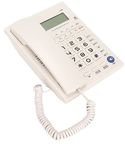 Festnetztelefone für zu Hause, LED-Bildschirm, Modisches, Schnurgebundenes Business-Telefon für das Büro, Großes Tastentelefon für Senioren, Schnurgebundene Telefone für das