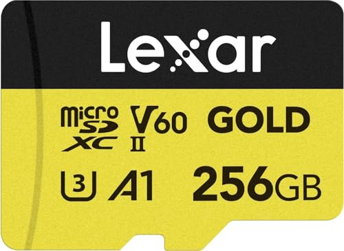 microSDXC Gold Series UHS-II 256GB V60 Memory Card