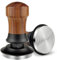 NOTSEK Tamper 58mm, Espresso tamper mit Ripple Base, Walnuss Kaffee Tamper mit 304 Edelstahl Base, Kaffee Tamper 58mm für Siebträger 58mm Barista Zubehör