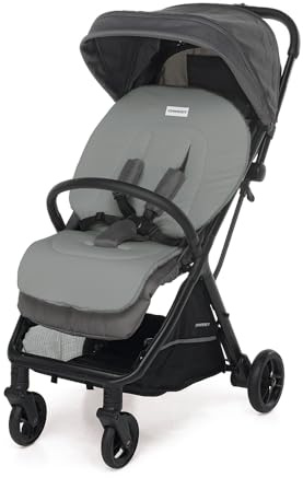 Foppapedretti Materassino Universale per Passeggino in Tencel Lyocell, Double Face con lato Estivo e Invernale, Grey