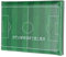 Geschenkestadl Fussball Bierkastensitz 43 x 33 cm grün mit Aufdruck Stammspieler Spielfeld Sitzhocker, 882301