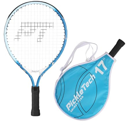 PICKLETECH Kids Tennis Racket for Junior Toddlers Starter Kit 17-25 Tennis Racquet for Girls and Boys with Carry Bag, Lightweight for Beginners