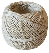 Today Eco – Cordel de cocina de puro lino – Cordel alimentario natural para uso alimentario, ideal para atar asados y preparaciones culinarias – Fabricado en Italia – 60 metros