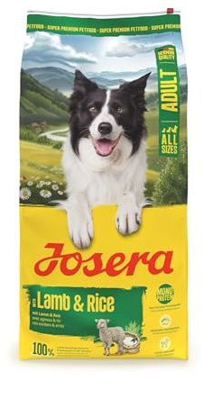 JOSERA Lamm & Reis (1 x 12,5 kg) | Adult | Premium Trockenfutter für ausgewachsene Hunde | Monoprotein - 100% Lamm | proteinarm & fettreduziert - besonders gut verträglich | glutenfrei | 1er Pack