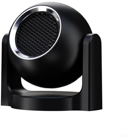 Minhe Chauffage de voiture 12 V 120 W Dégivrage de pare-brise Dégivrage à 360° Double Mode Air chaud naturel Compact Portable Chauffage rapide Déshumidification Débit d'air réglable pour toutes les