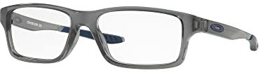OAKLEY Herren 0OY8002 Brillengestelle, Schwarz (Polished Grey Smoke), 48