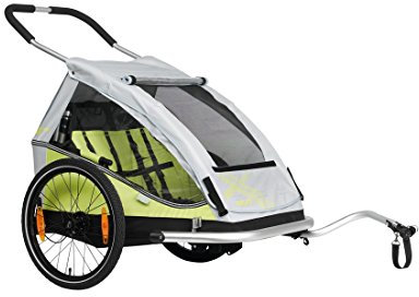 XLC BS-C07, Rimorchio per Bambini, Grigio, Taglia Unica