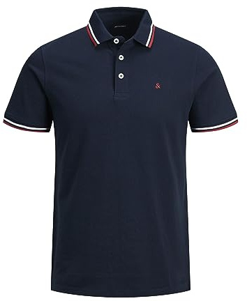 JACK & JONES Polo Plain Shirt Collar Polo