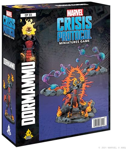 Atomic Mass Games | Dormammu Ultimate Encounter: Marvel Crisis Protocol | Miniatures Game | Ages 14+ | 2 Players | 45 Minutes Playing Time, 2 Character Packs Multicolor FFGCP33