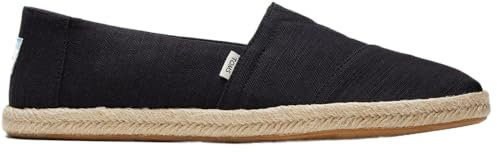TOMS Mens Alpargata Rope Espadrilles Shoes Black 11 UK