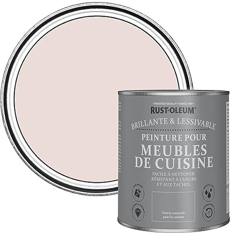 Rust-Oleum Pink Kitchen Cupboard Paint in Gloss Finish - Elbow Beach 750ml