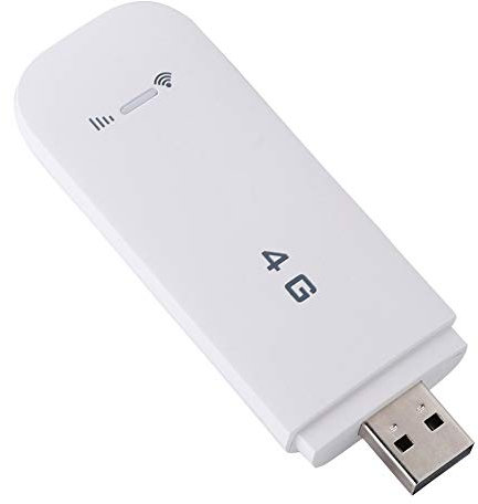 Vikye Adaptador 4G LTE, Adaptador de Red Inalámbrica de Alta Velocidad de 100 Mbps, Punto de Acceso WiFi USB de Alta Velocidad Compatible con Módem de Punto de Acceso
