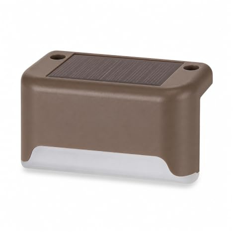 Markbelysning, Utomhussteg För Soldäckslampor för gångväg på uteplatsen(Brown Shell-Warm,32Pcs)