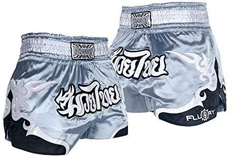 FLUORY Muay Thai Fight Shorts, MMA Shorts, Kleidung, Training, Käfigbekämpfung, Grappling, Kampfsport, Kickboxen, Shorts, Mtsf53yinhui, Groß