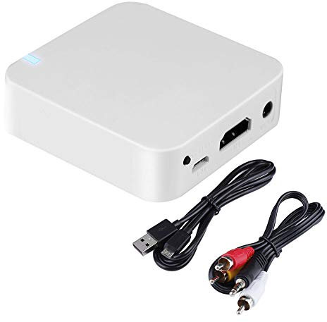 Car WiFi Display Box, Smartphone Link Receiver Adapter AV+HDMI Screen Mirroring Mirror Box Support Miracast DLAN Airplay, Compatible with iOS/Android//Mac/PC/TV/Windows