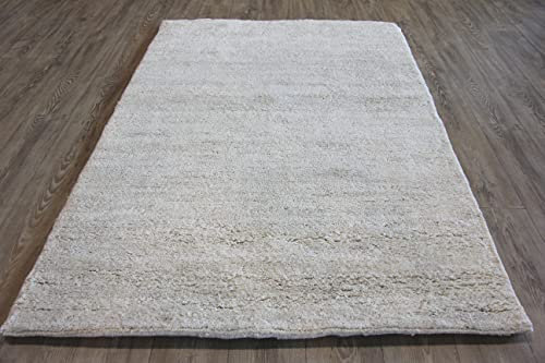 Original Berber Teppich 5 meliert 15/15 Double, handgeknüpft in Marokko, Material: 100% Schurwolle. (200 cm RUND)