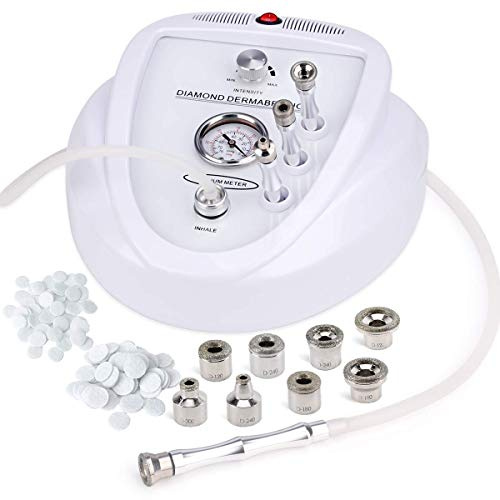 Appareil de Microdermabrasion Diamant, 65-68cmHg D'exfoliateur de Beauté de Retrait de Taches de Rousseur de Rajeunissement de Peau de Machine, D'équipement de salon Beauté d'utilisation à la Maison