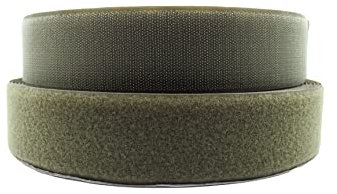 Merceria Pour Toi... 1 Metro Nastro a Strappo da Cucire Adesivo Altezza 5 10 cm accoppiato Verde Militare Nastro Strappo Hook Loop Arredamento (da Cucire, 5 CM)