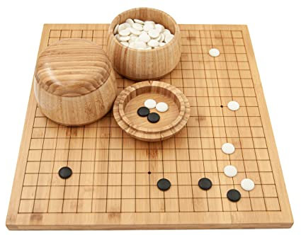 Hebsacker Verlag - Go-Set Bambus 19x19/13x13 (mit Kunststoff-Steinen)