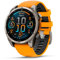 Garmin fēnix® 8 – 47 mm, AMOLED, Sapphire, Premium Multisport GPS Smartwatch, Long-Lasting Battery Life, Dive-Rated, Built-in LED Flashlight, Titanium with Spark Orange/Graphite Band