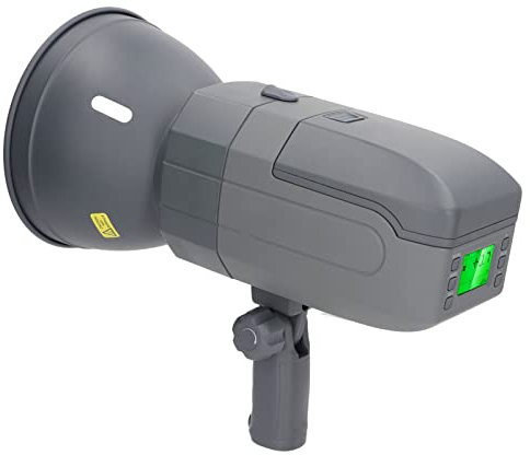 Flash estroboscópico TTL de 400 W, 2,4 G, monoluz inalámbrico de sincronización de alta velocidad 1/8000 s con batería de litio de 6600 mAh, 500 flashes de máxima potencia, reciclaje en 0,01-2,8 segun