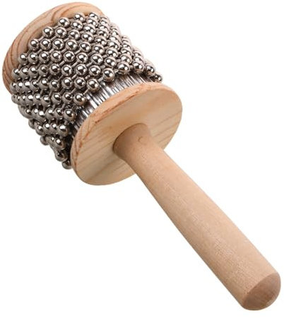 VANZACK Cabasa Strumenti Musicali in Legno Portatile Piccoli Strumenti Giocattolo Percussione Per Ragazzo Ragazza