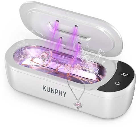 Nettoyeur à ultrasons KUNPHY U-V 400 ml pour lunettes et bijoux