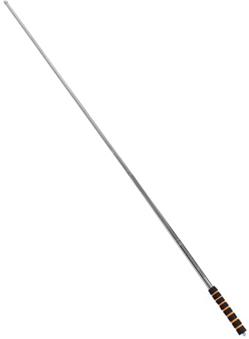 ABOOFAN Queue de Billard Télescopique en Acier Inoxydable Bâton de Pont Détachable Manche Orange Réglable pour Jeux de Billard et Accessoire Pratique pour Joueurs