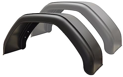 The Drive 2X Anhänger Kotflügel Kunststoff Schwarz B180 / S680 / H340 | Schutzblech | Anhängerkotflügel