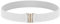 JJUNW Unsichtbarer Damengürtel, Weiß Elastischer Gürtel mit flacher Schnalle Elastischer Damen Taillengürtel Frauen Stretch Gürtel Cinch Belt Elastic Belt Trimmer Stretchbund für Kleid Kleider